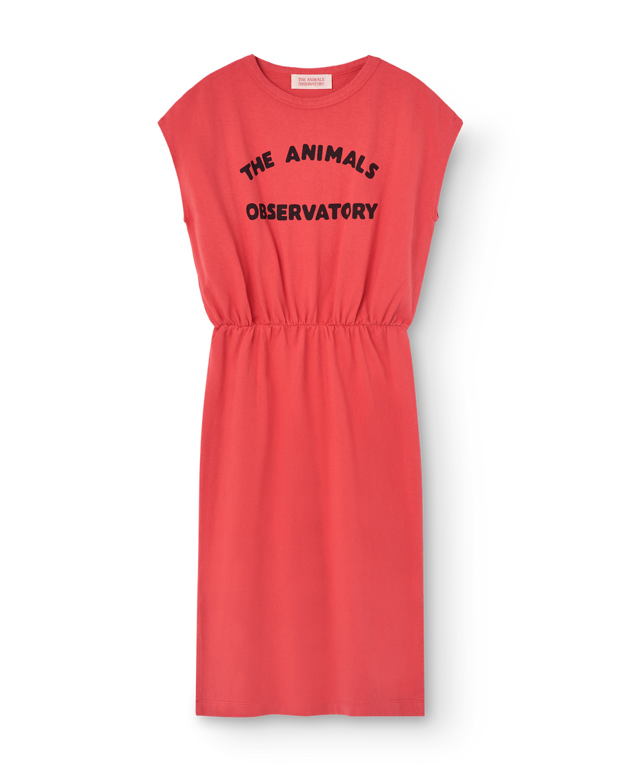 [The Animals Observatory]   ORCA KID MIDI DRESS Red