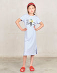 [The Animals Observatory]   GORILLA KID DRESS Soft Blue