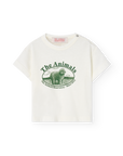 [The Animals Observatory]   PANGOLIN BABY T-SHIRT White Logo