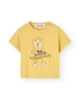 [The Animals Observatory]   PANGOLIN BABY T-SHIRT Yellow