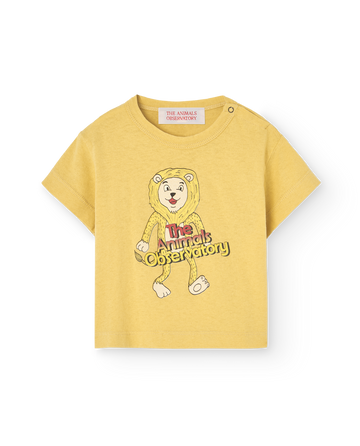 [The Animals Observatory]   PANGOLIN BABY T-SHIRT Yellow