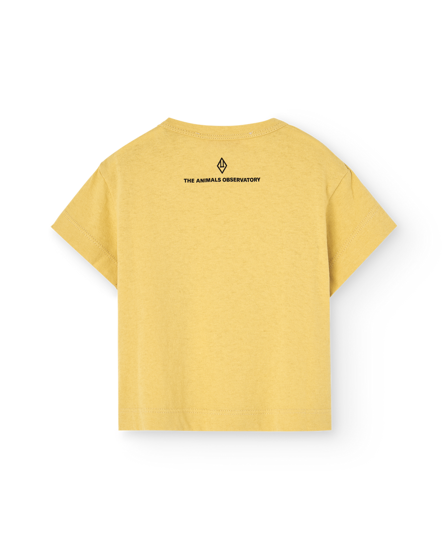 [The Animals Observatory]   PANGOLIN BABY T-SHIRT Yellow