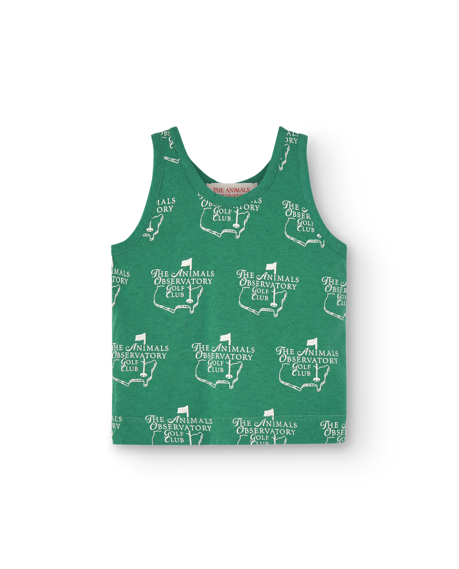 [The Animals Observatory]   MACAQUE BABY TANK TOP Green