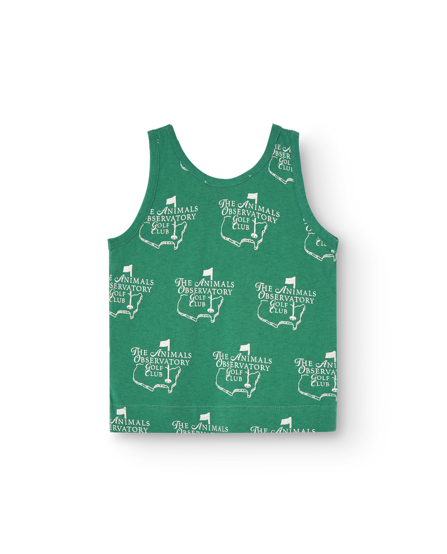 [The Animals Observatory]   MACAQUE BABY TANK TOP Green