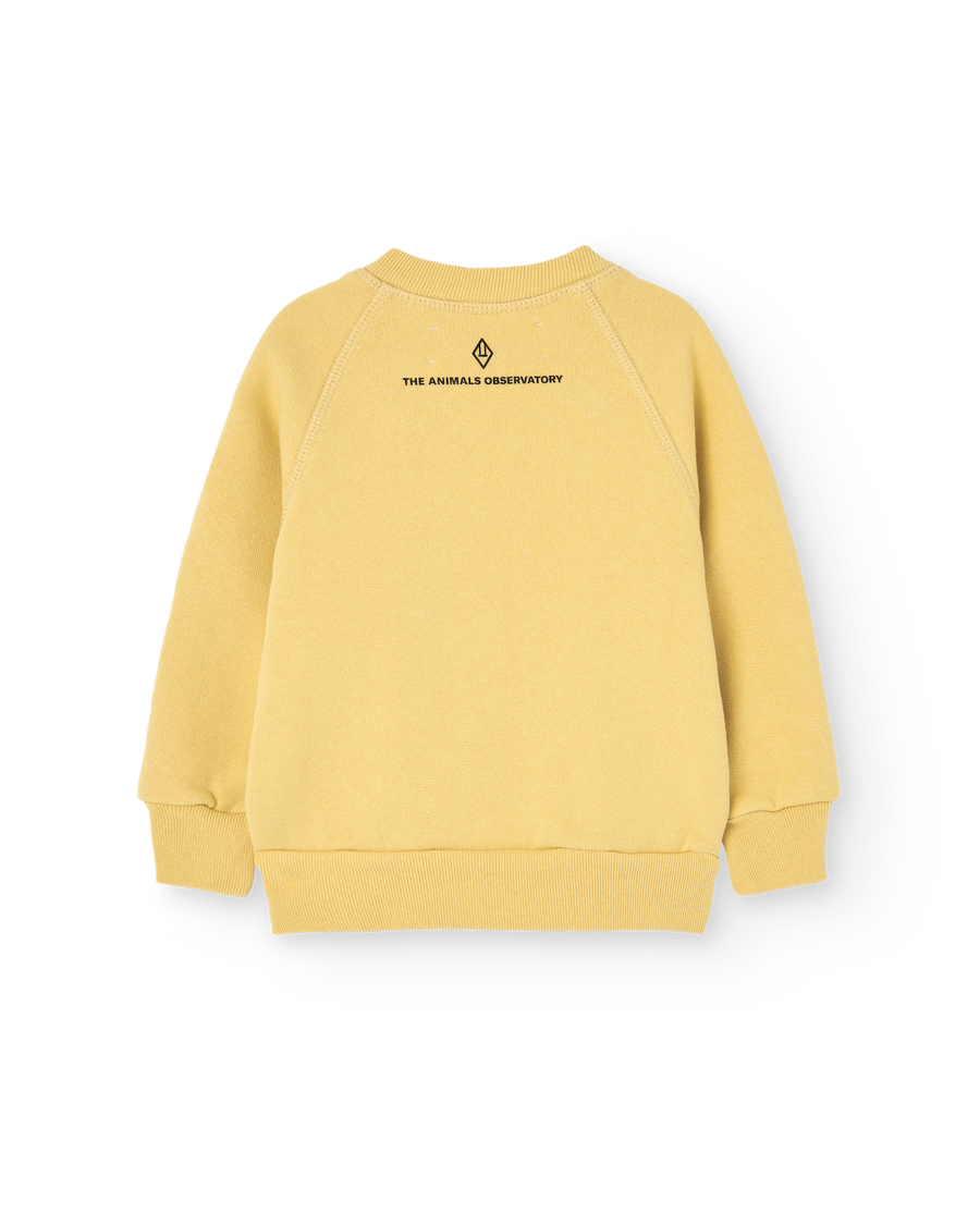 [The Animals Observatory]   JACKAL BABY SWEATSHIRT Yellow