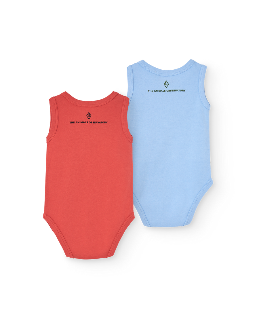 [The Animals Observatory]   PACK TURTLE BABY BODY Red