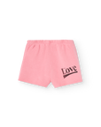 [The Animals Observatory]   TURTLEDOVE BABY SHORTS Pink