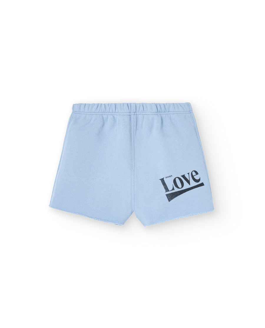 [The Animals Observatory]   TURTLEDOVE BABY SHORTS Soft Blue