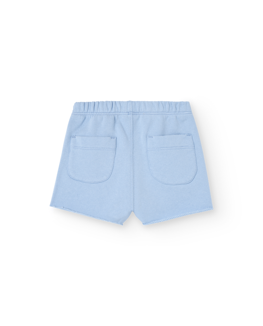 [The Animals Observatory]   TURTLEDOVE BABY SHORTS Soft Blue