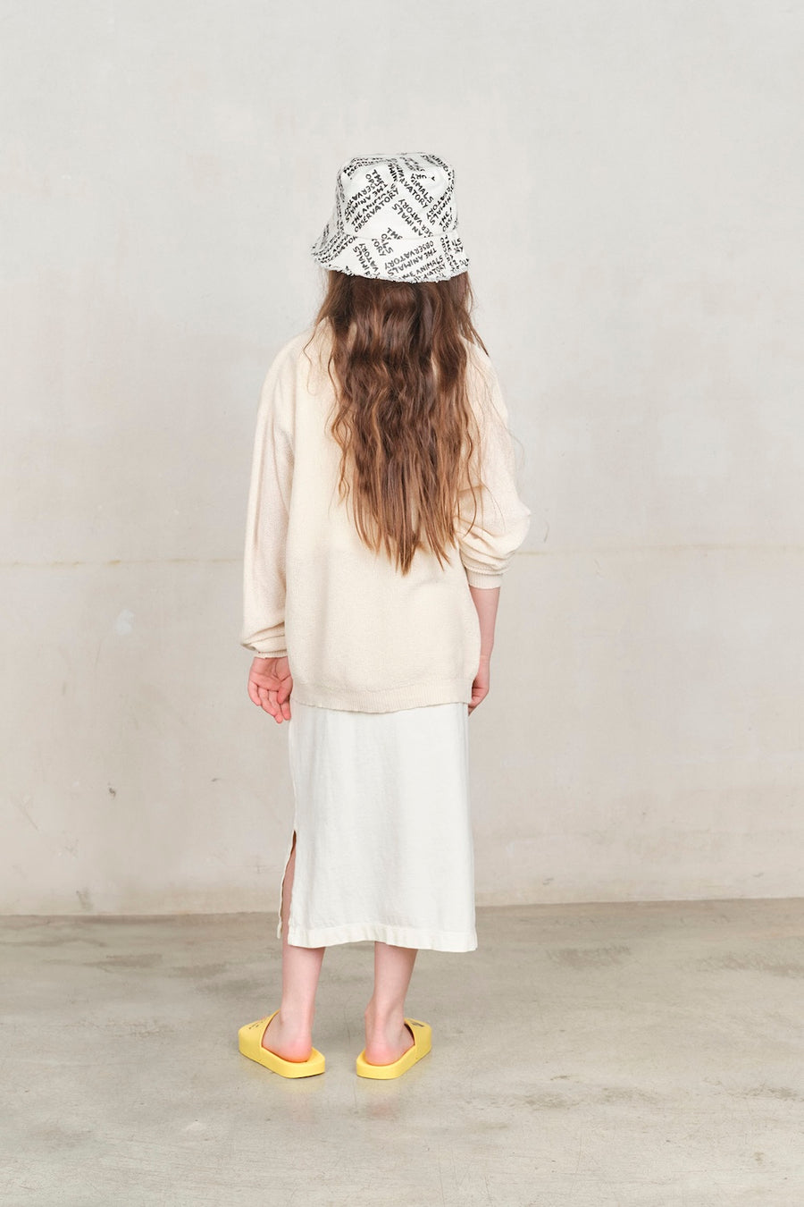 [The Animals Observatory]   STARFISH KID BUCKET HAT White