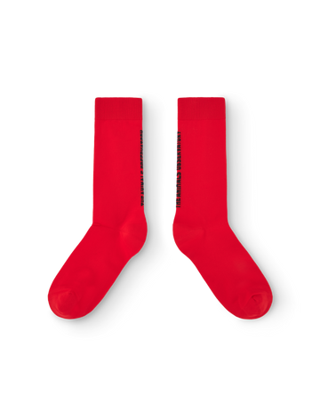 [The Animals Observatory]   SNAIL KID SOCKS Red