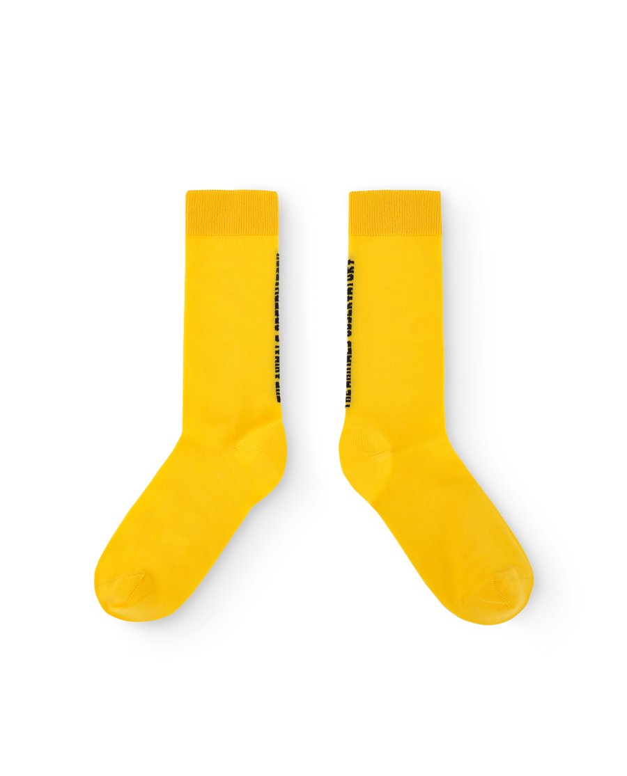 [The Animals Observatory]   SNAIL KID SOCKS Yellow