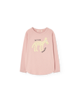 [The Animals Observatory]   ANTEATER KID LONG SLEEVE T-SHIRT PINK
