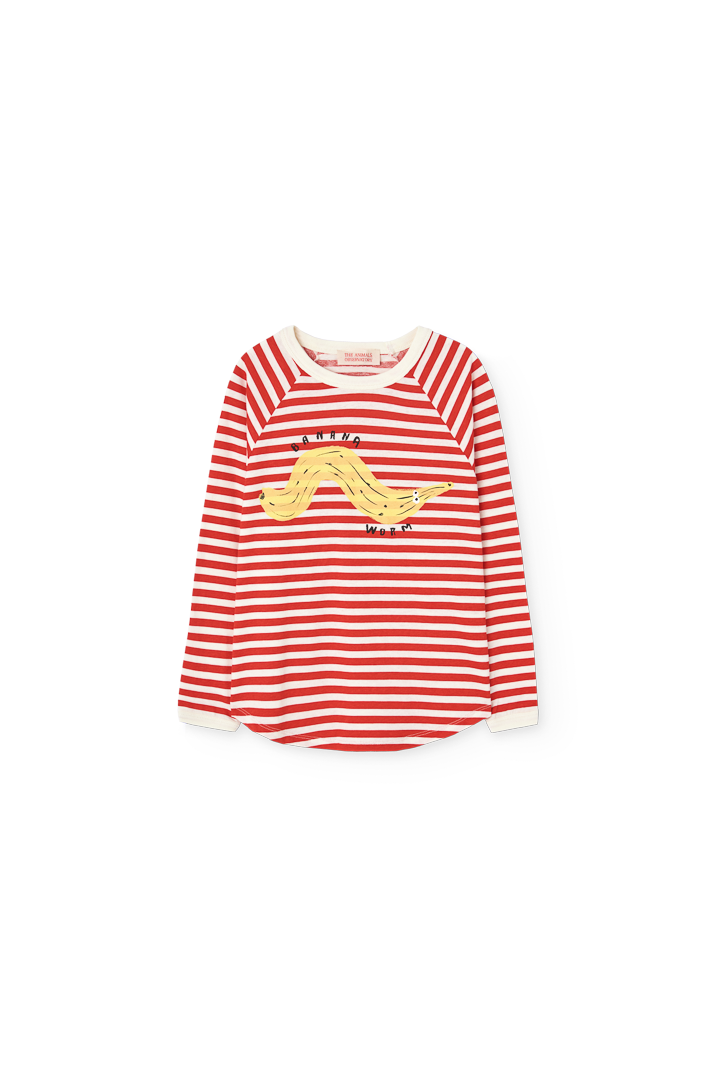 [The Animals Observatory]   ANTEATER KID LONG SLEEVE T-SHIRT RAW WHITE