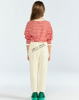 [The Animals Observatory]   ANTEATER KID LONG SLEEVE T-SHIRT RAW WHITE