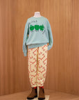 [The Animals Observatory]   BEAR KID SWEATSHIRT GREEN