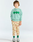 [The Animals Observatory]   BEAR KID SWEATSHIRT GREEN