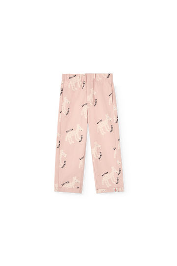 [The Animals Observatory]   CAMEL KID PANTS PINK