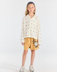 [The Animals Observatory]   MOLE KID BERMUDA SHORTS CAMEL