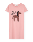 [The Animals Observatory]   GORILLA KID DRESS SOFT PINK