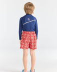 [The Animals Observatory]   DEER KID SWIM TOP DEEP BLUE