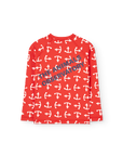 [The Animals Observatory]   DEER KID SWIM TOP RED