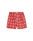 [The Animals Observatory]   PUPPY KID SHORTS RED