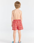 [The Animals Observatory]   PUPPY KID SHORTS RED