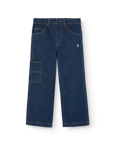 [The Animals Observatory]   CONDOR DENIM KID PANTS BLUE