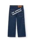 [The Animals Observatory]   CONDOR DENIM KID PANTS BLUE