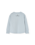 [The Animals Observatory]   WAPITI BABY LONG SLEEVE T-SHIRT BLUE
