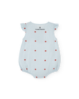 [The Animals Observatory]   BUTTERFLY BABY JUMPSUIT BLUE