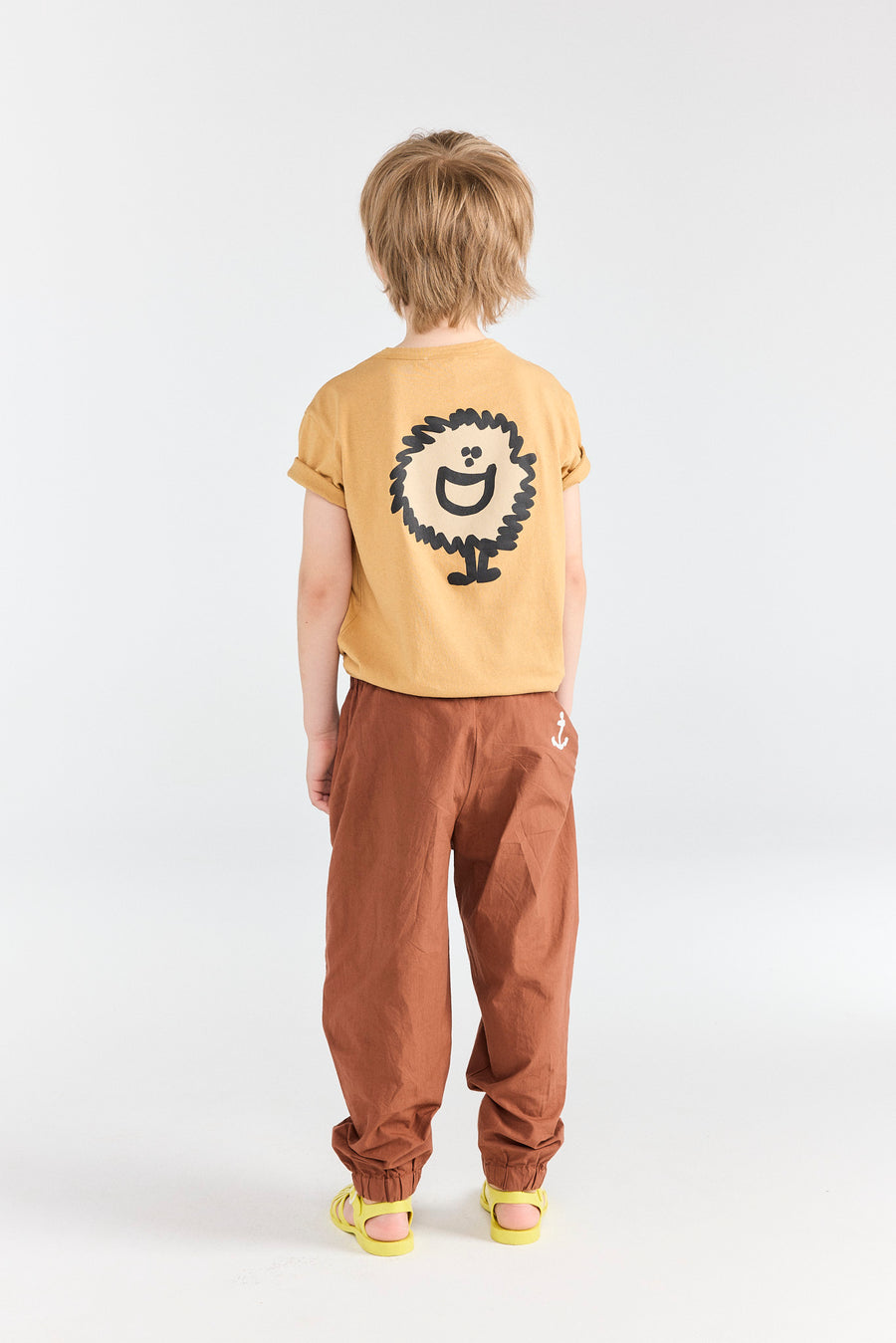 The Animals Observatory] ROOSTER KID T-SHIRT CAMEL – Les Quatre