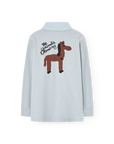 [The Animals Observatory]   EEL KID POLO SHIRT BLUE