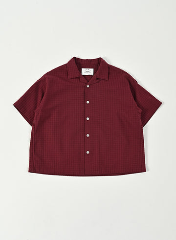 [East End Highlanders]   Open Collar SASHIKO Shirt