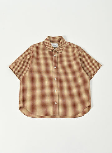 [East End Highlanders]   Regular Collar Gingham Shirt