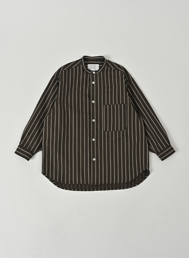 [East End Highlanders]   Banded Collar LS Shirt