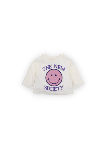 [The New Society]   Smiley Baby T-shirt