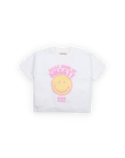 [The New Society]   Smiley T-Shirt Smiley Pure Cloud