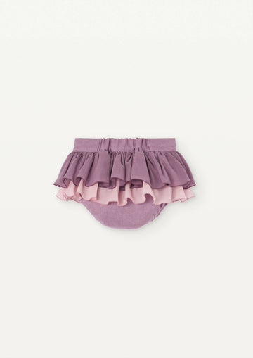 [Popelin]   double frill culotte