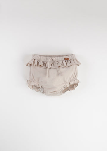 [Popelin]   Sand culotte with frills