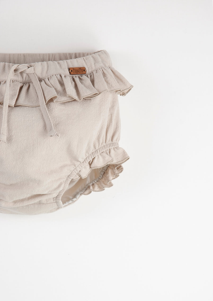 [Popelin]   Sand culotte with frills
