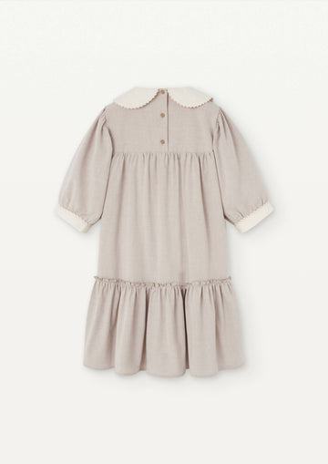 [Popelin]   dress with embroidered baby collar