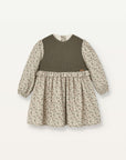 [Popelin]   dress with knitted yoke