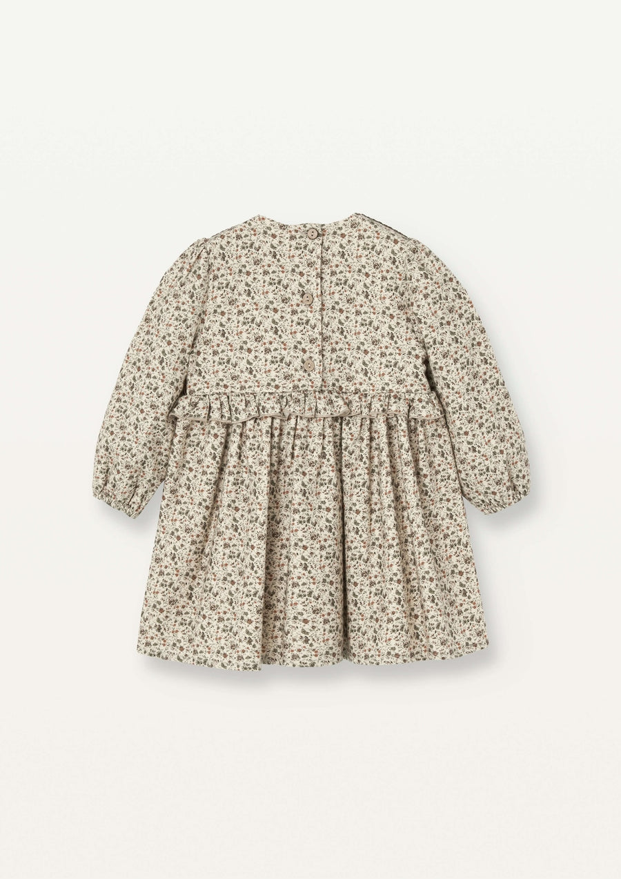 [Popelin]   dress with knitted yoke