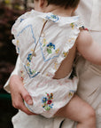 [The New Society]   Jacinthe Baby Romper Multicolor Embroidery