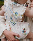 [The New Society]   Jacinthe Baby Romper Multicolor Embroidery