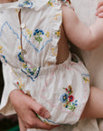 [The New Society]   Jacinthe Baby Romper Multicolor Embroidery