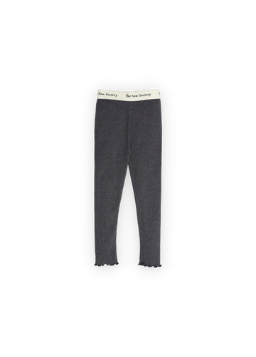 [The New Society]   TNS Rib Legging Galactic Grey Melange