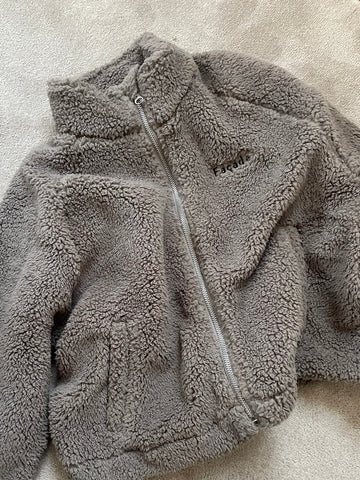 [Facade]   Teddy Zip Sweater
